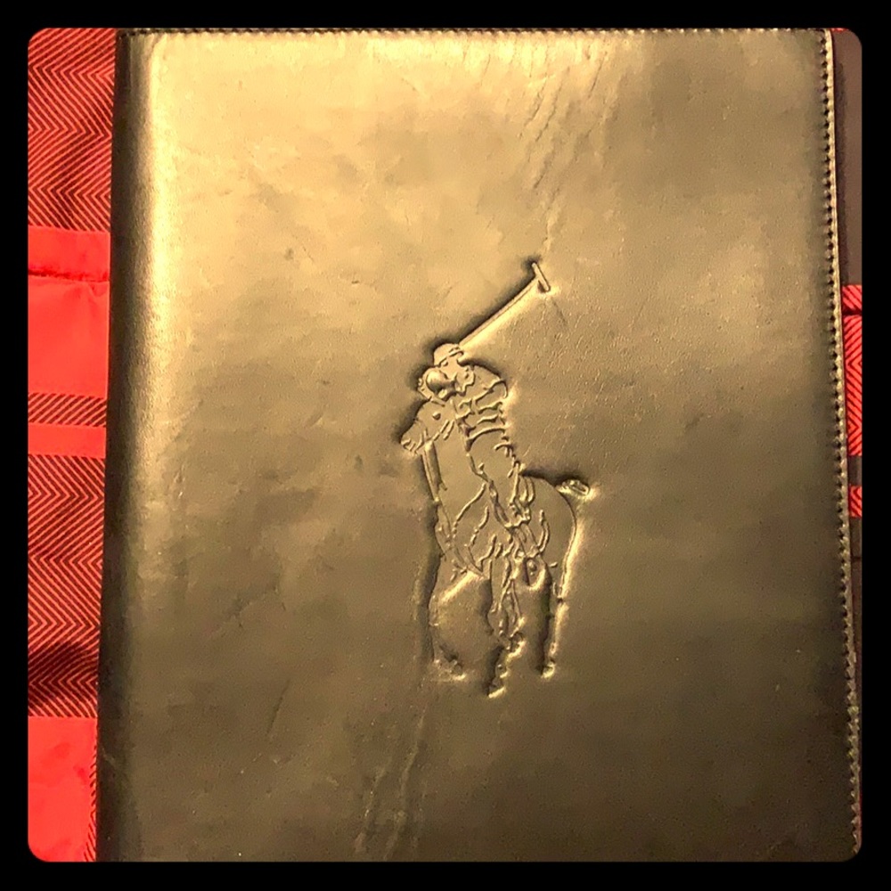 Ralph Lauren Polo ipad 2 leather case.